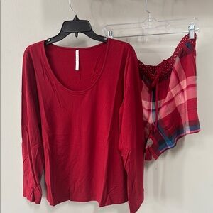 Soma Embraceable Plaid Lounge Set